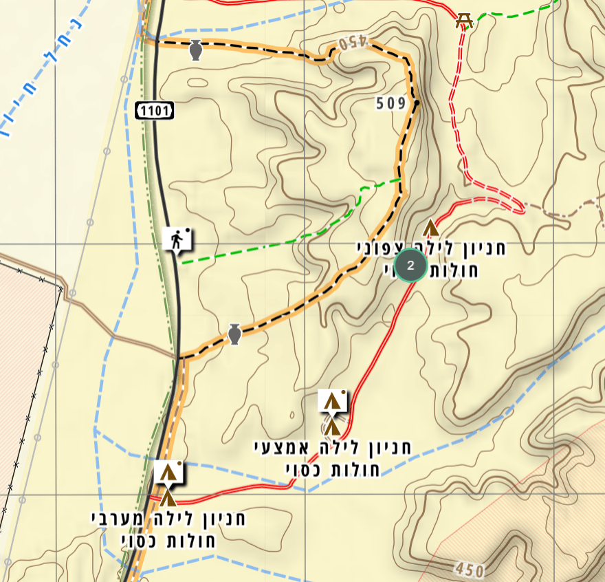 מפת חולות כסוי