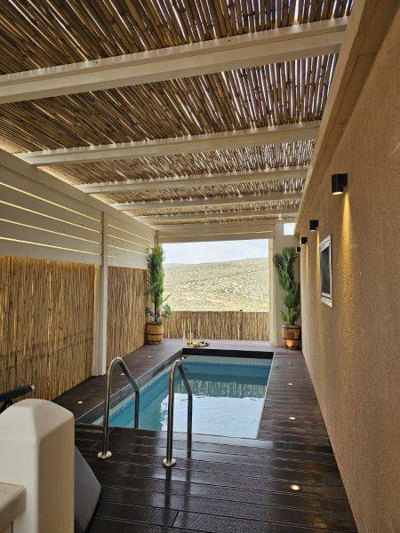 צימר סלע במדבר מעלה עמוס